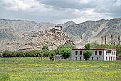 Ladakh - Stakna Gompa built on a mountain spur